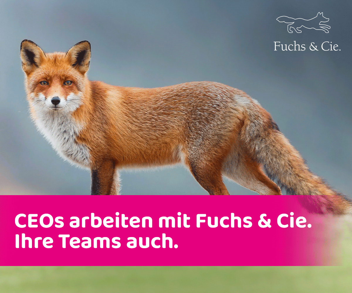 CEOs arbeiten mit Fuchs & Cie. Ihre Teams auch. Fuchs & Cie.